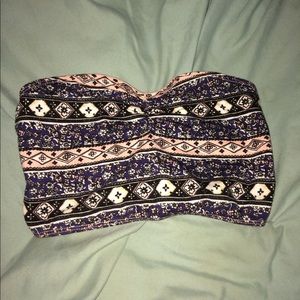 tribal print bandeau